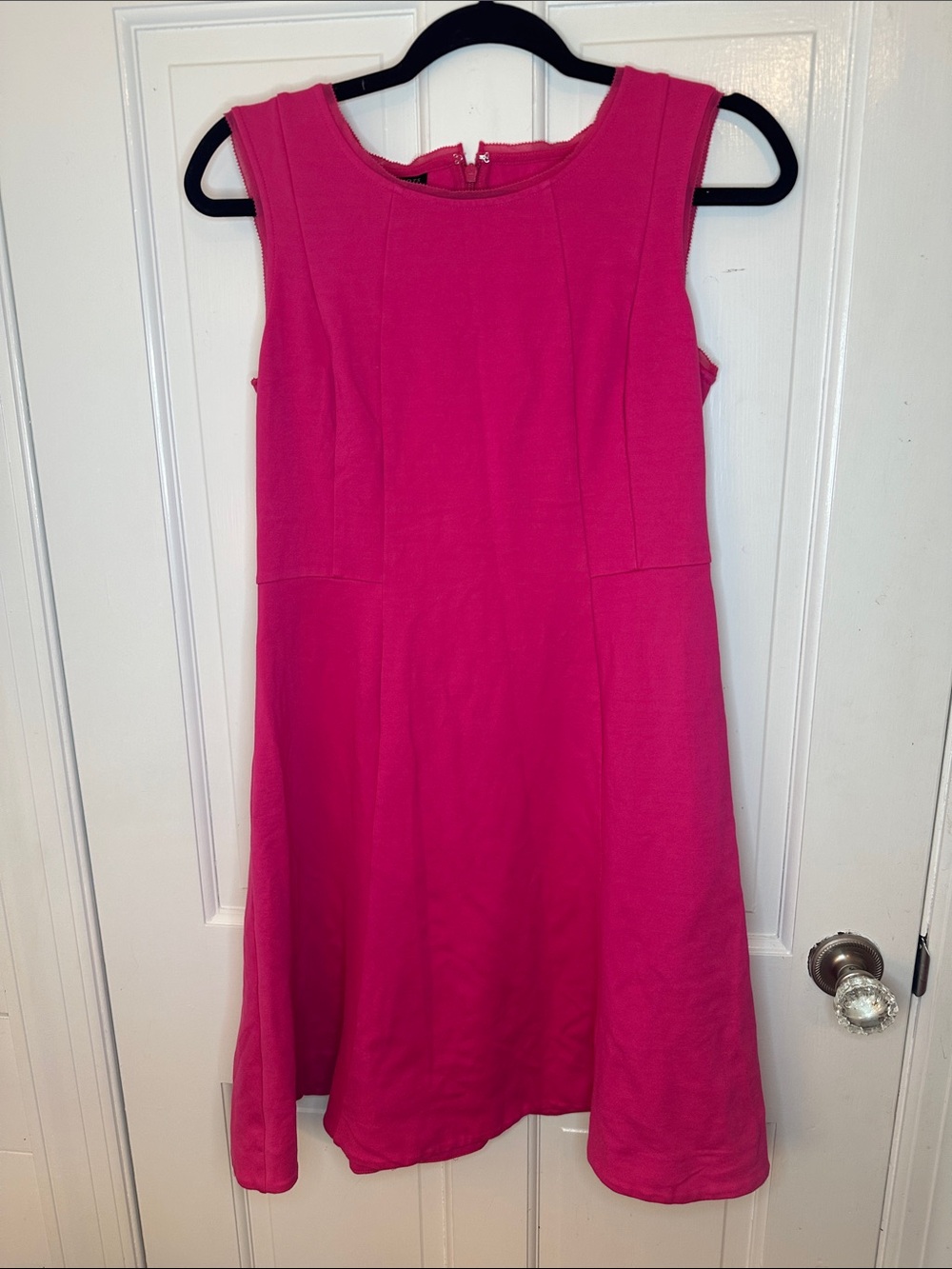 Talbots Hot Pink Petite Sleeveless Dress size 6P EUC